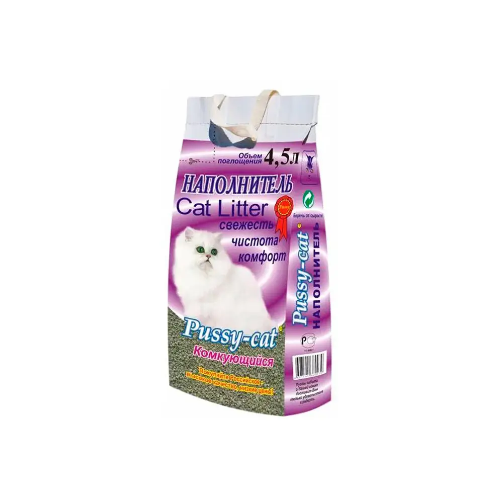 Наполнитель Pussy-cat  4.5 л.